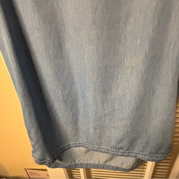Blue Denim Tank Dress- Size 16/18 - Picture 6 of 10